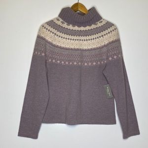 Kate Hill cozy turtleneck size L